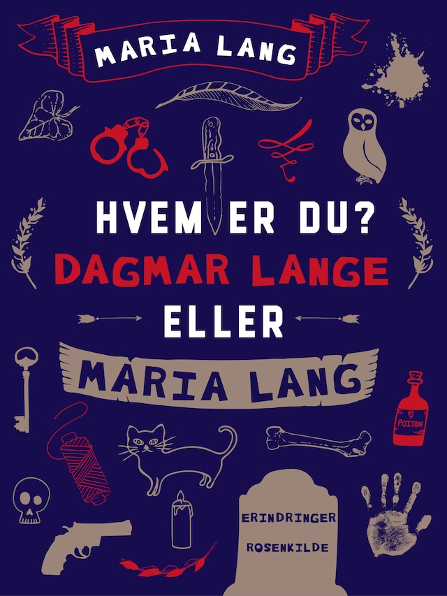 Book cover for Hvem er du? Dagmar Lange eller Maria Lang