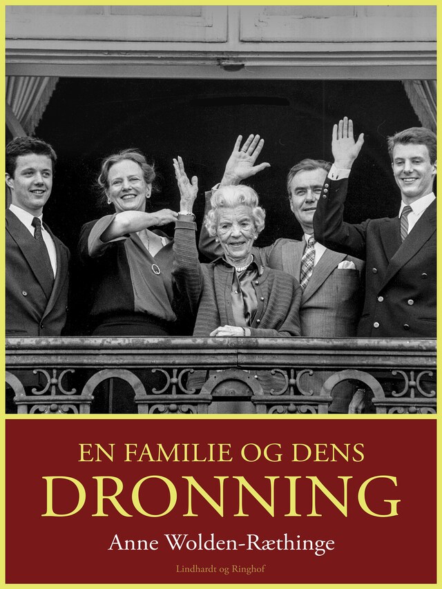 Okładka książki dla En familie og dens dronning