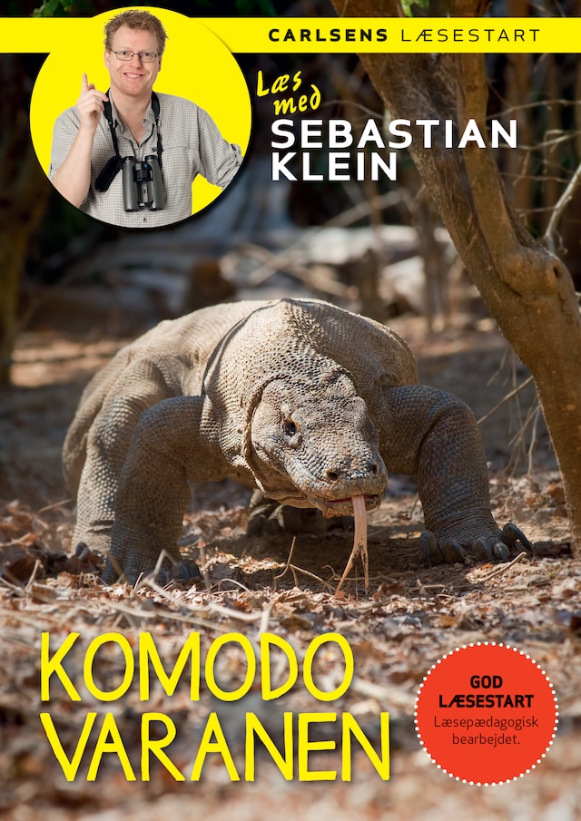 Bogomslag for Læs med Sebastian Klein: Komodovaranen