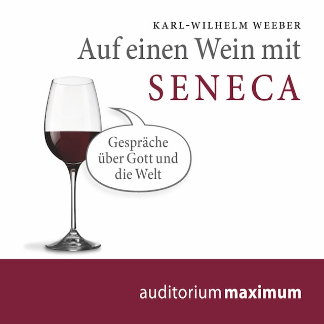 Boekomslag van Auf einen Wein mit Seneca (Ungekürzt)