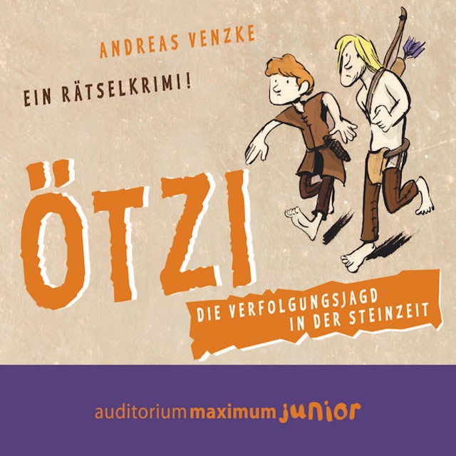 Boekomslag van Ötzi - Die Verfolgungsjagd in der Steinzeit. Ein Rätselkrimi