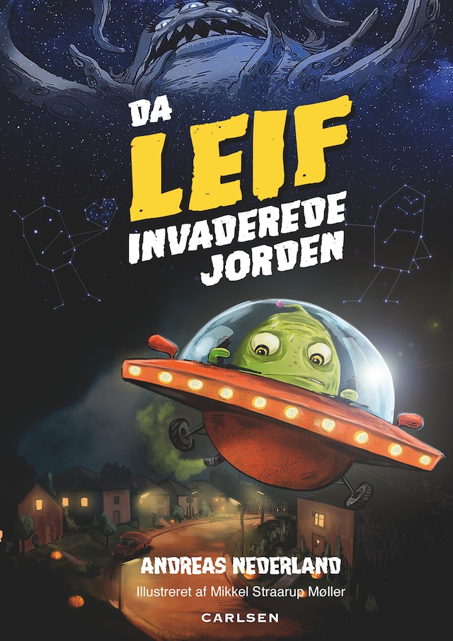 Bogomslag for Da Leif invaderede jorden