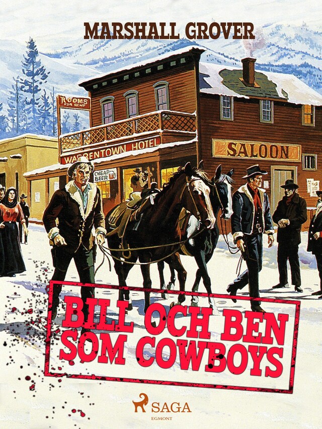 Book cover for Bill och Ben som cowboys