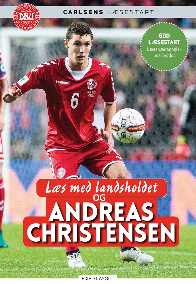 Bogomslag for Læs med landsholdet og Andreas Christensen