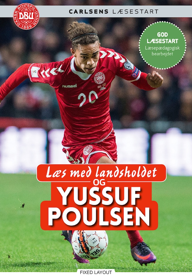 Bogomslag for Læs med landsholdet og Yussuf Poulsen