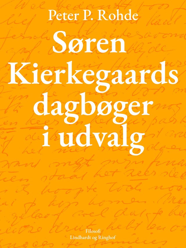 Bogomslag for Søren Kierkegaards dagbøger i udvalg