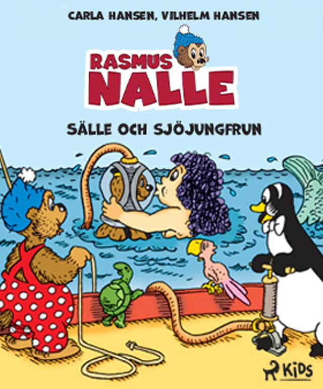 Kirjankansi teokselle Rasmus Nalle – Sälle och sjöjungfrun