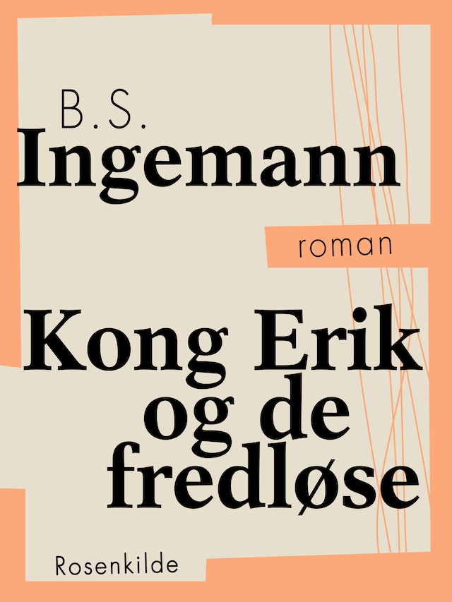 Book cover for Kong Erik og de fredløse