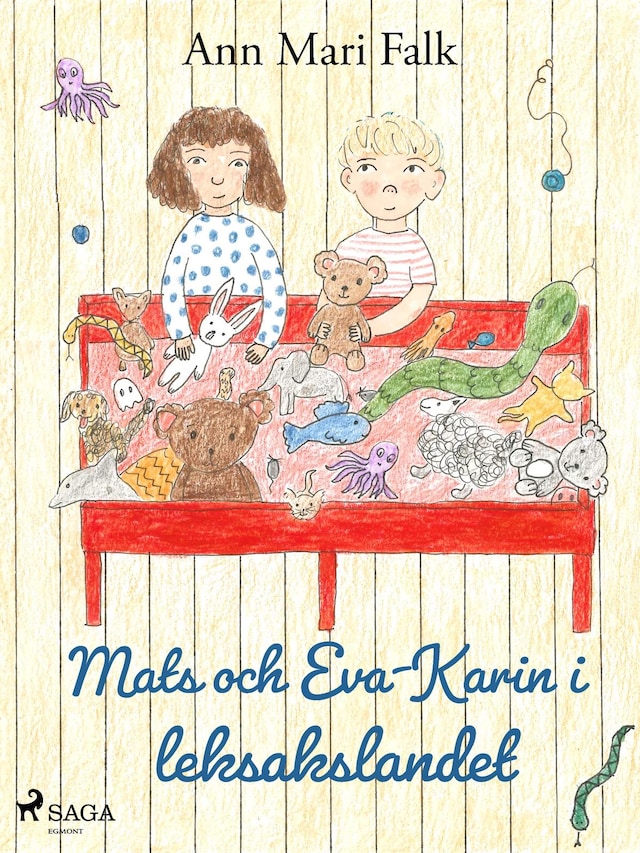 Kirjankansi teokselle Mats och Eva-Karin i leksakslandet