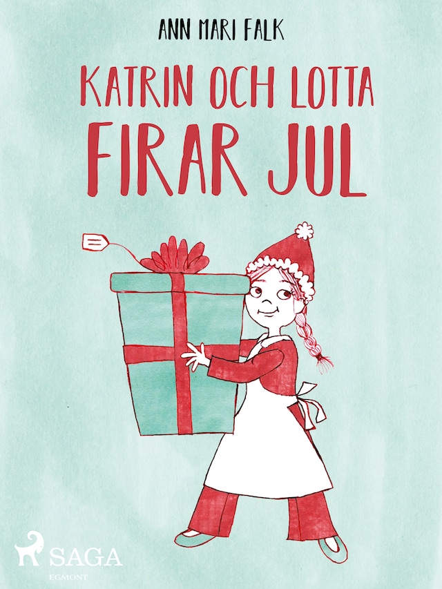 Kirjankansi teokselle Katrin och Lotta firar jul