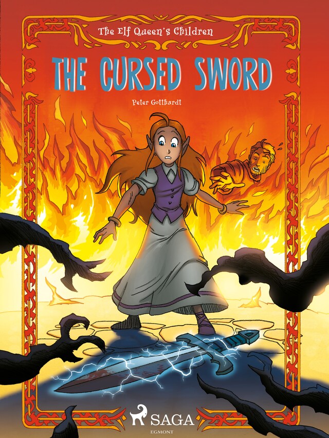 Bokomslag för The Elf Queen s Children 4: The Cursed Sword