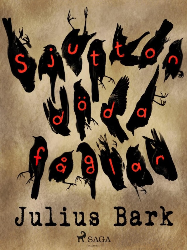 Book cover for Sjutton döda fåglar