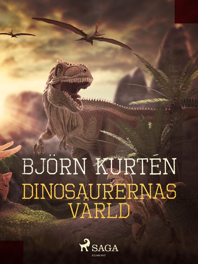 Couverture de livre pour Dinosaurernas värld