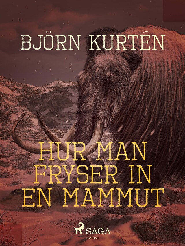 Book cover for Hur man fryser in en mammut