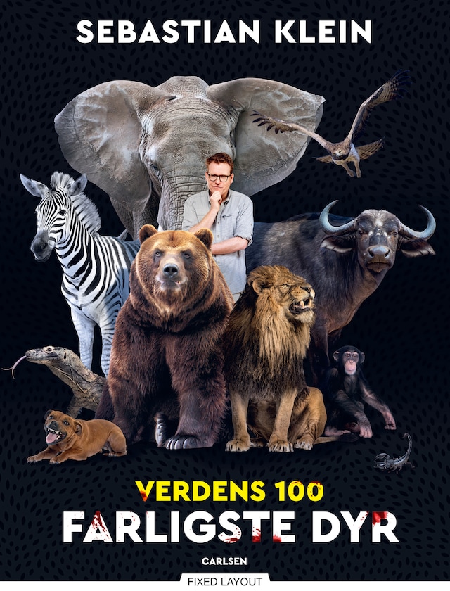 Portada de libro para Verdens 100 farligste dyr