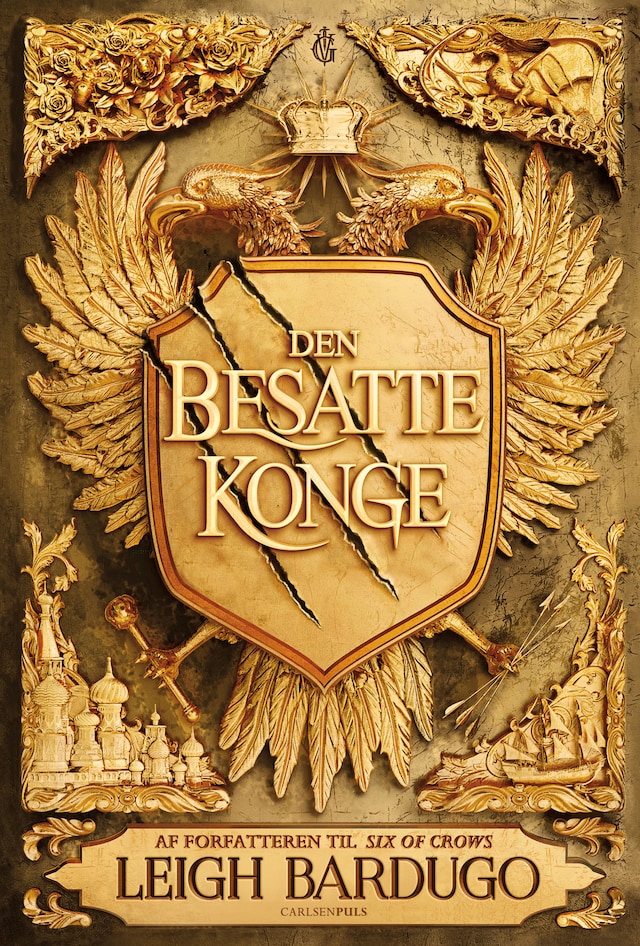Book cover for King of Scars (1) - Den besatte konge