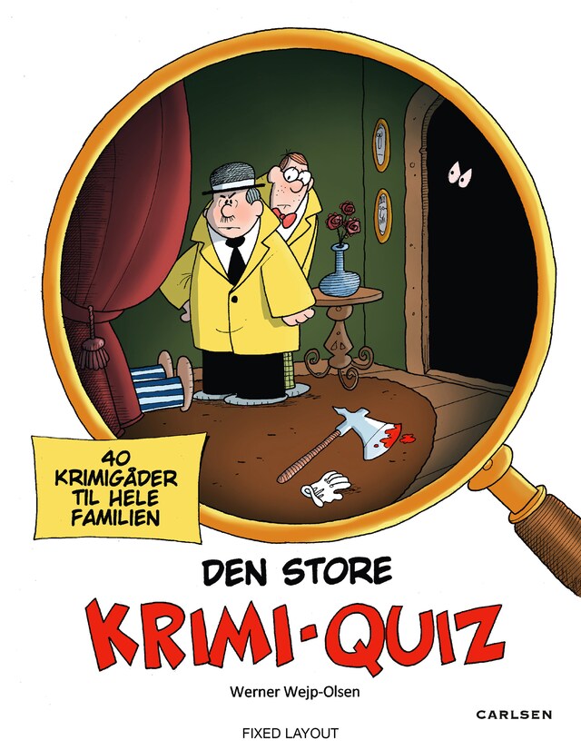 Bogomslag for Den store krimi-quiz