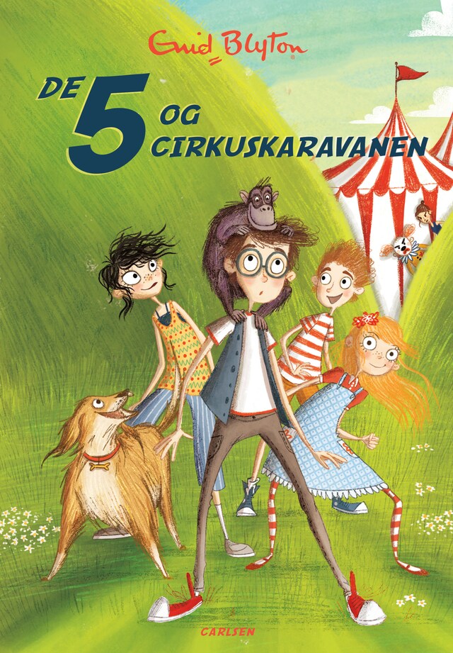 Book cover for De 5 (5) - De 5 og cirkuskaravanen