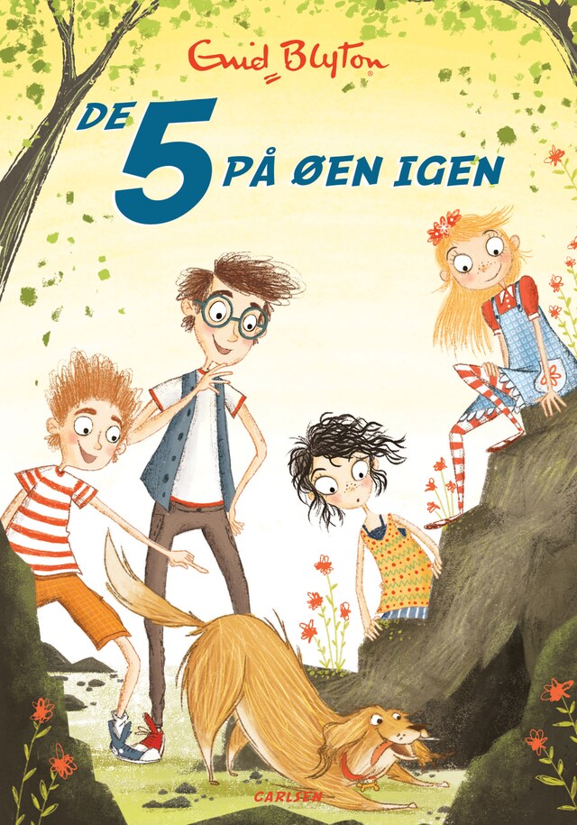 Buchcover für De 5 (6) - De 5 på øen igen