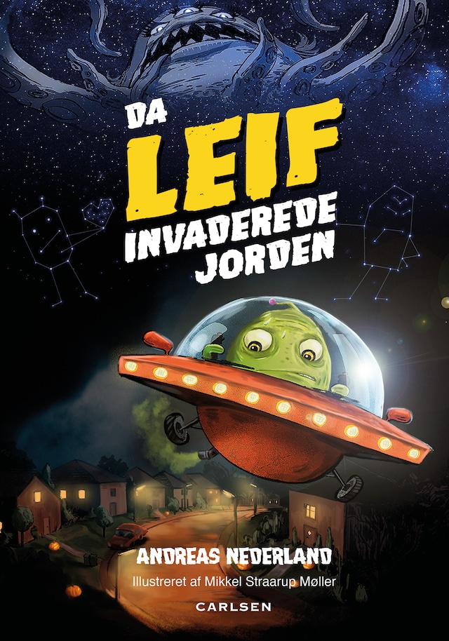 Bogomslag for Da Leif invaderede jorden