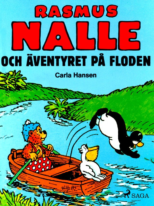 Bogomslag for Rasmus Nalle och äventyret på floden