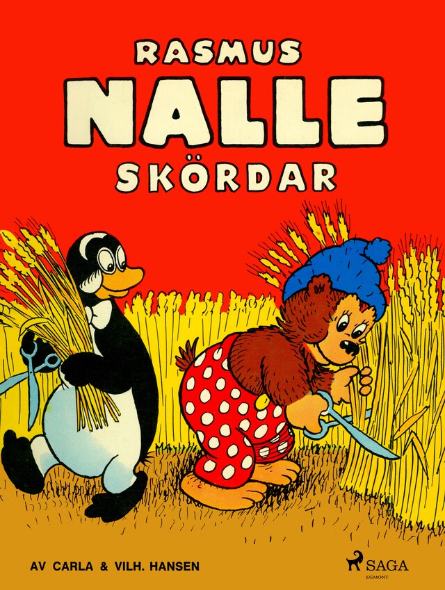 Book cover for Rasmus Nalle skördar