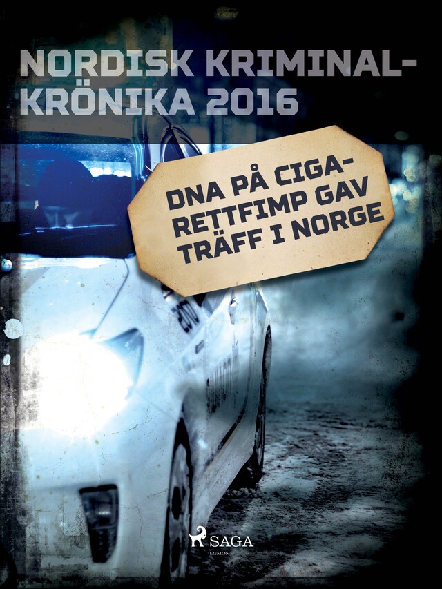 Book cover for DNA på cigarettfimp gav träff i Norge