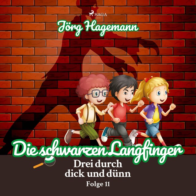 Book cover for Die schwarzen Langfinger (Drei durch dick und dünn, Folge 11)