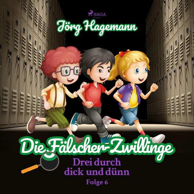 Kirjankansi teokselle Die Fälscher-Zwillinge (Drei durch dick und dünn, Folge 6)
