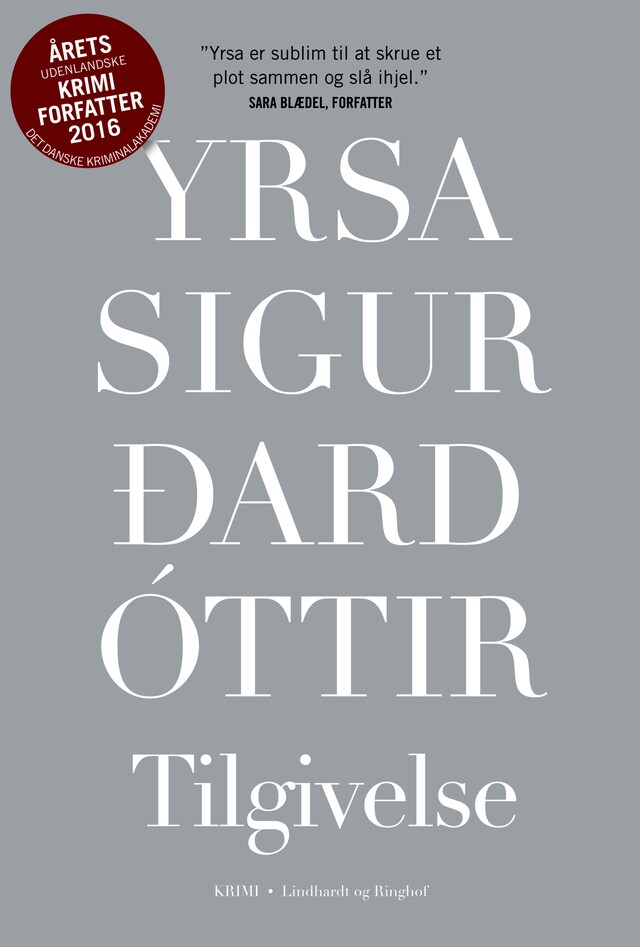 Copertina del libro per Tilgivelse