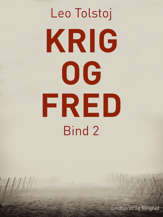 Book cover for Krig og fred. Bind 2