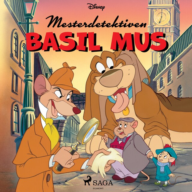 Bogomslag for Mesterdetektiven Basil Mus