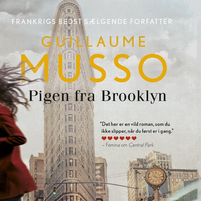 Book cover for Pigen fra Brooklyn