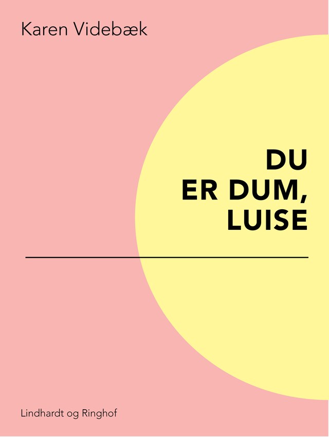 Bogomslag for Du er dum, Luise