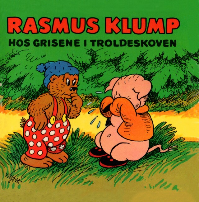 Bogomslag for Rasmus Klump hos grisene i troldeskoven