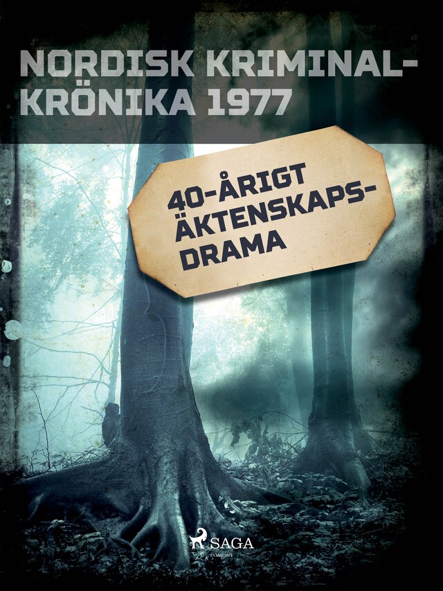 Kirjankansi teokselle 40-årigt äktenskapsdrama