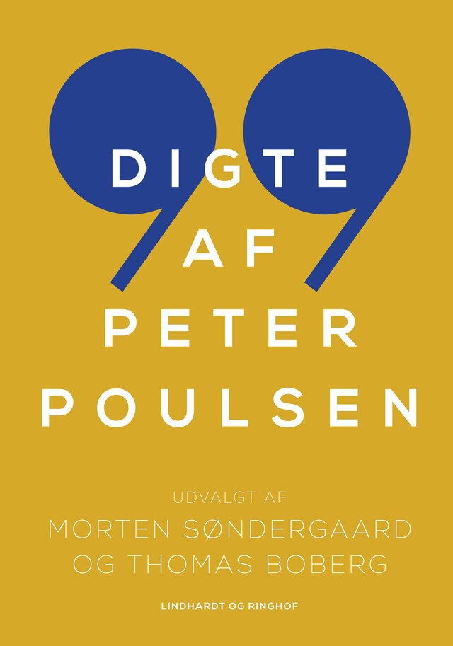 Bogomslag for 99 digte af Peter Poulsen