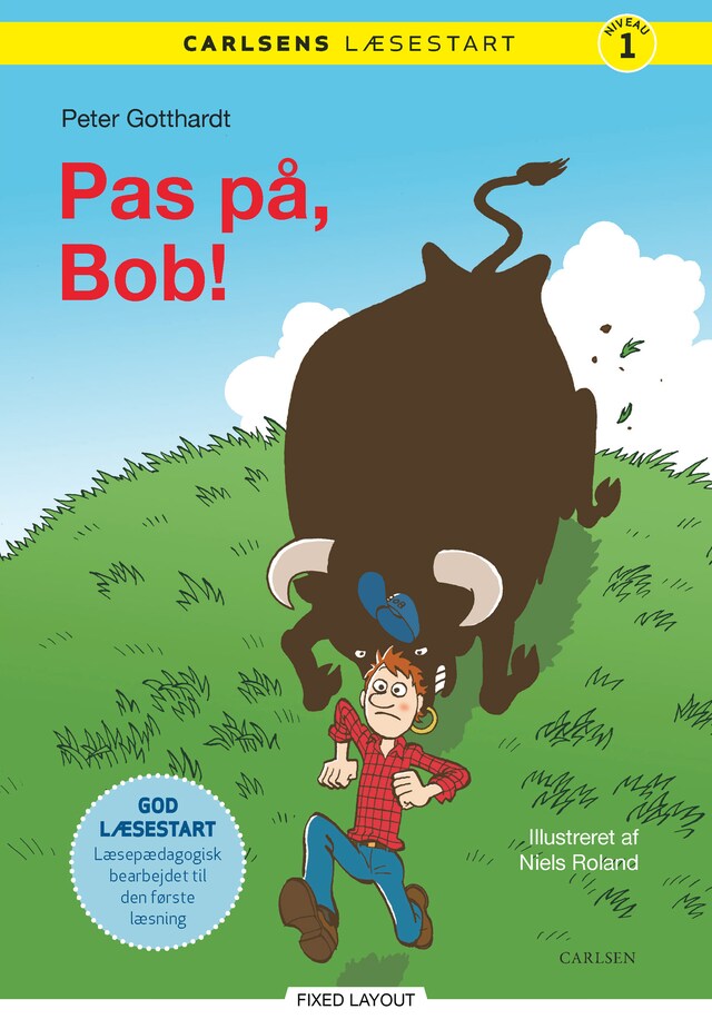 Bogomslag for Carlsens læsestart - Pas på, Bob!