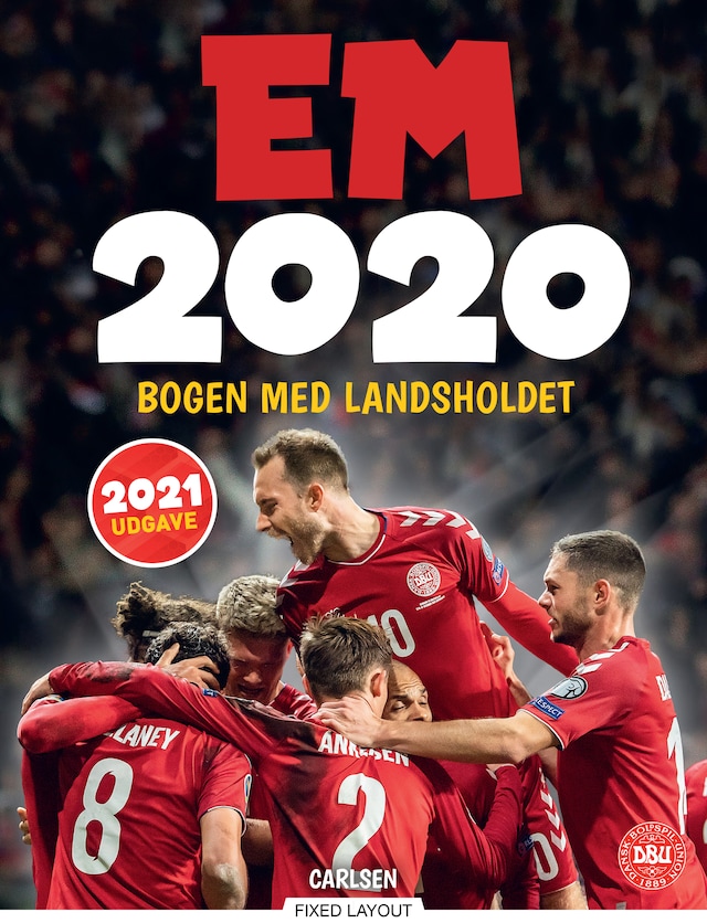 Buchcover für EM 2020 - Bogen med landsholdet