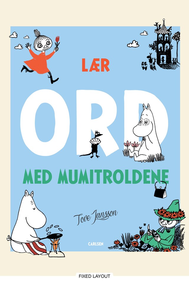 Bogomslag for Lær ord med Mumitroldene