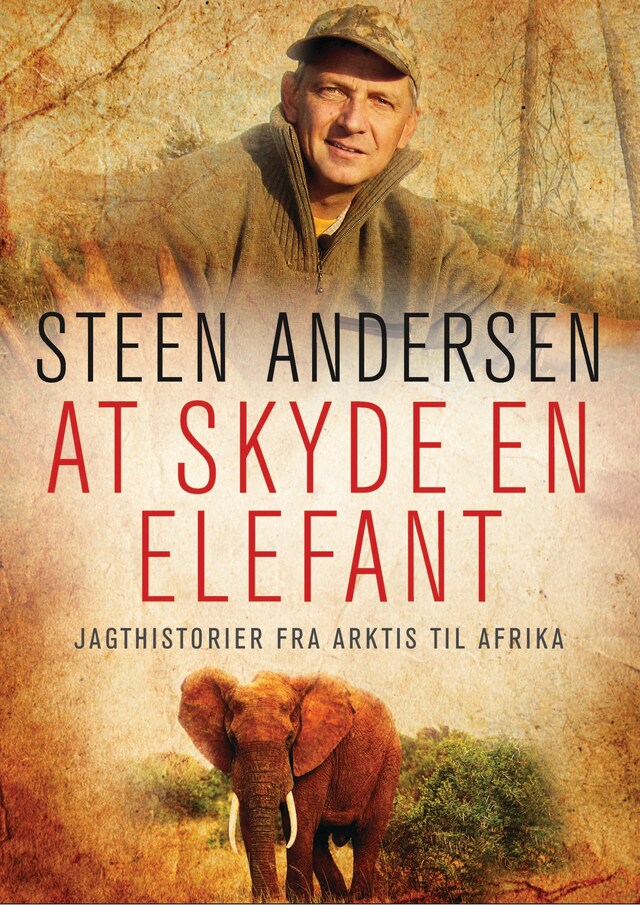 Kirjankansi teokselle At skyde en elefant