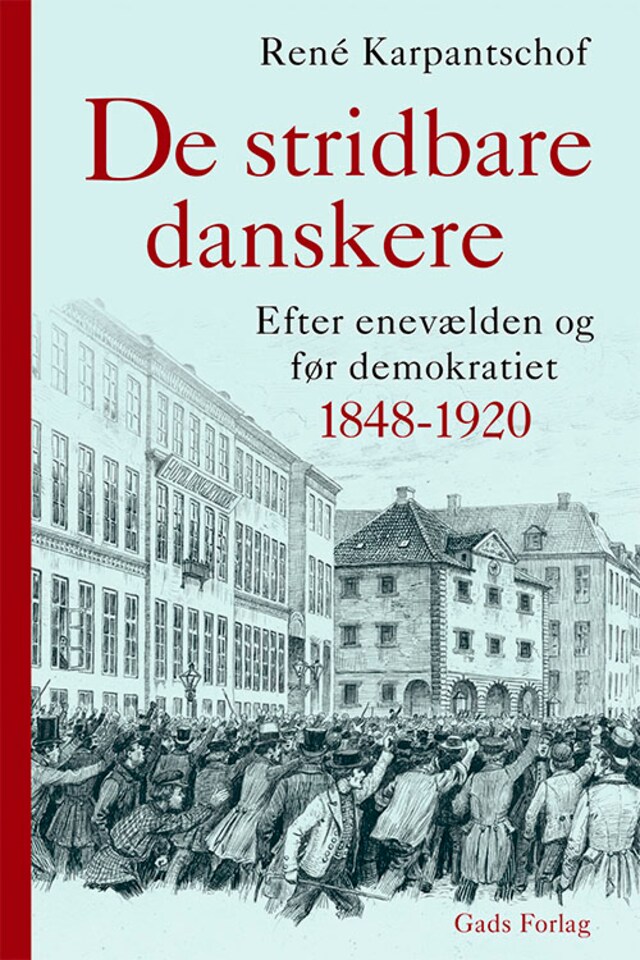 Buchcover für De stridbare danskere