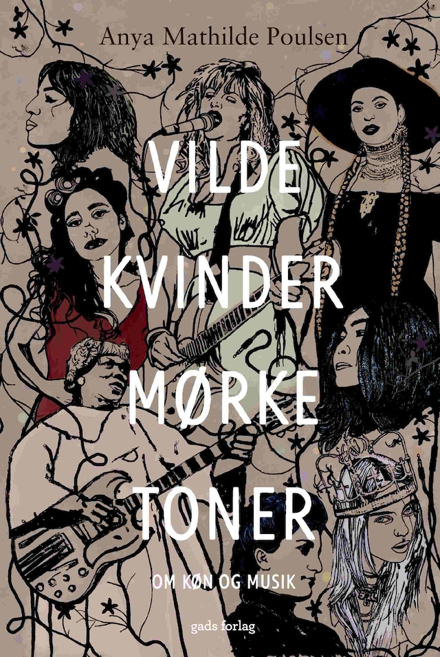 Book cover for Vilde kvinder, mørke toner