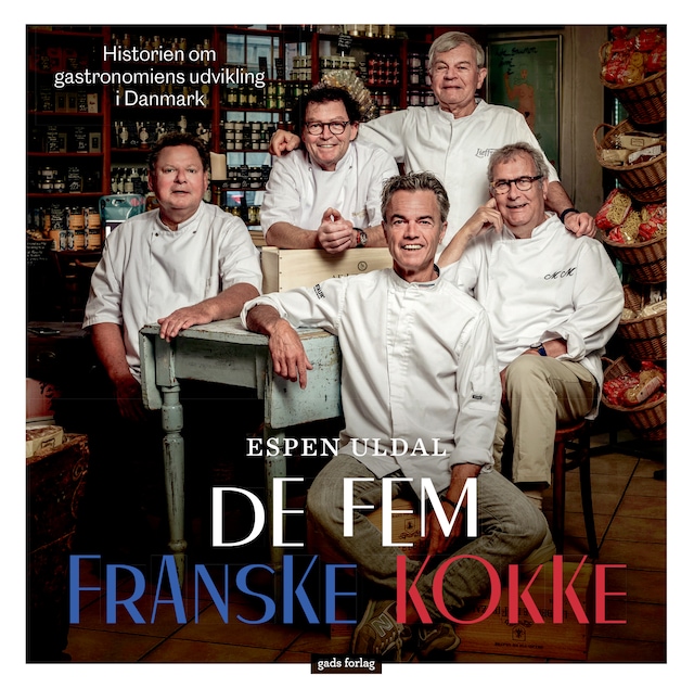Buchcover für De fem franske kokke