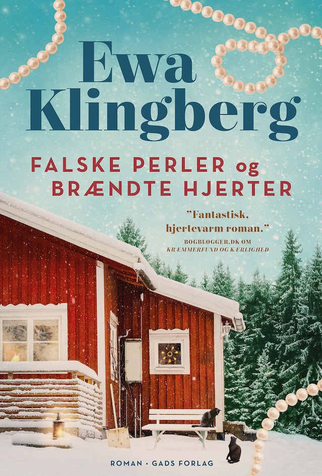 Book cover for Falske perler og brændte hjerter