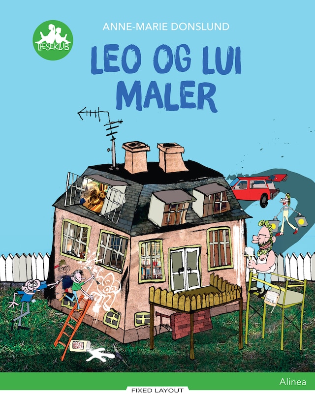 Bogomslag for Leo og Lui maler, Grøn læseklub