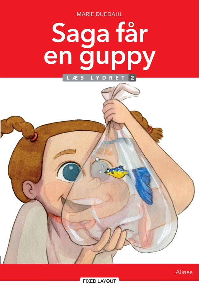 Buchcover für Saga får en guppy, Læs Lydret 2