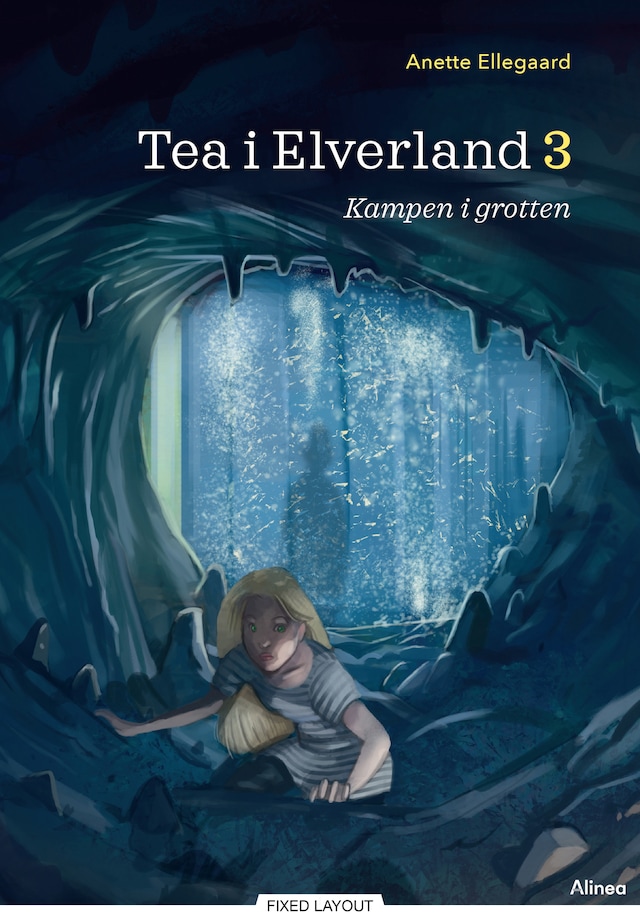 Boekomslag van Tea i Elverland 3 - Kampen i grotten, Rød Læseklub