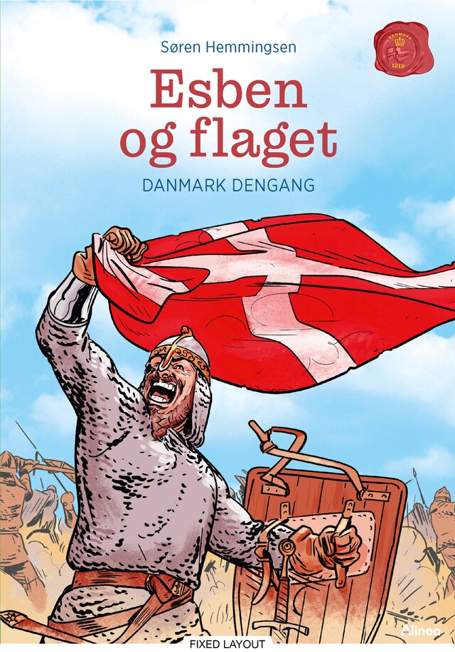 Bogomslag for Danmark dengang 3 - Esben og flaget, Grøn Læseklub