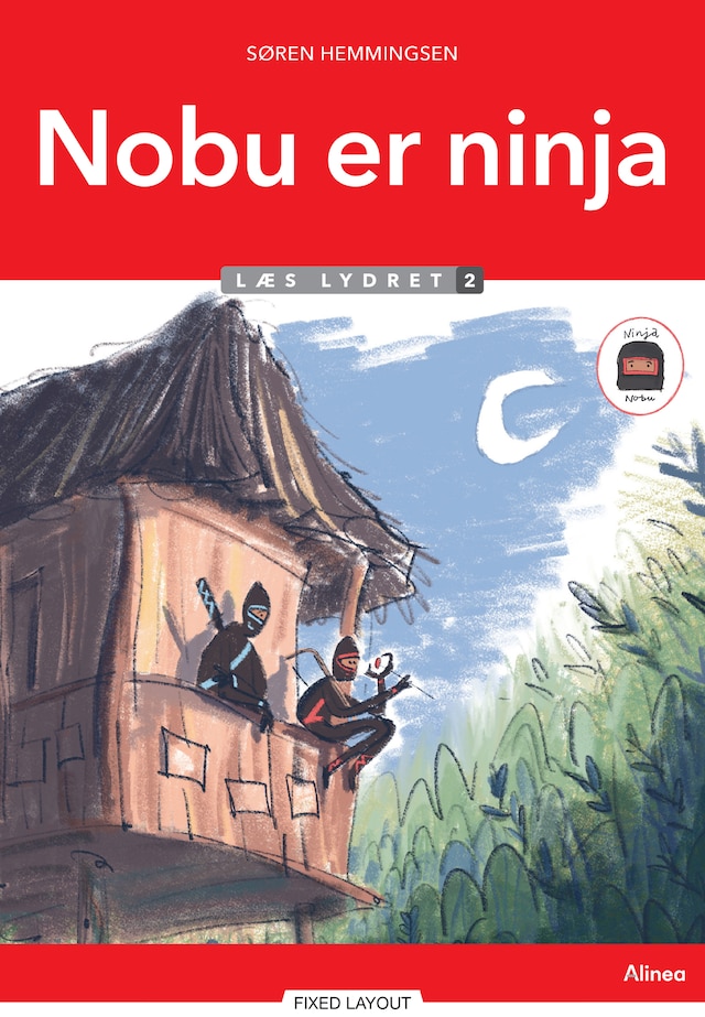 Bogomslag for Nobu er ninja, Læs Lydret 2